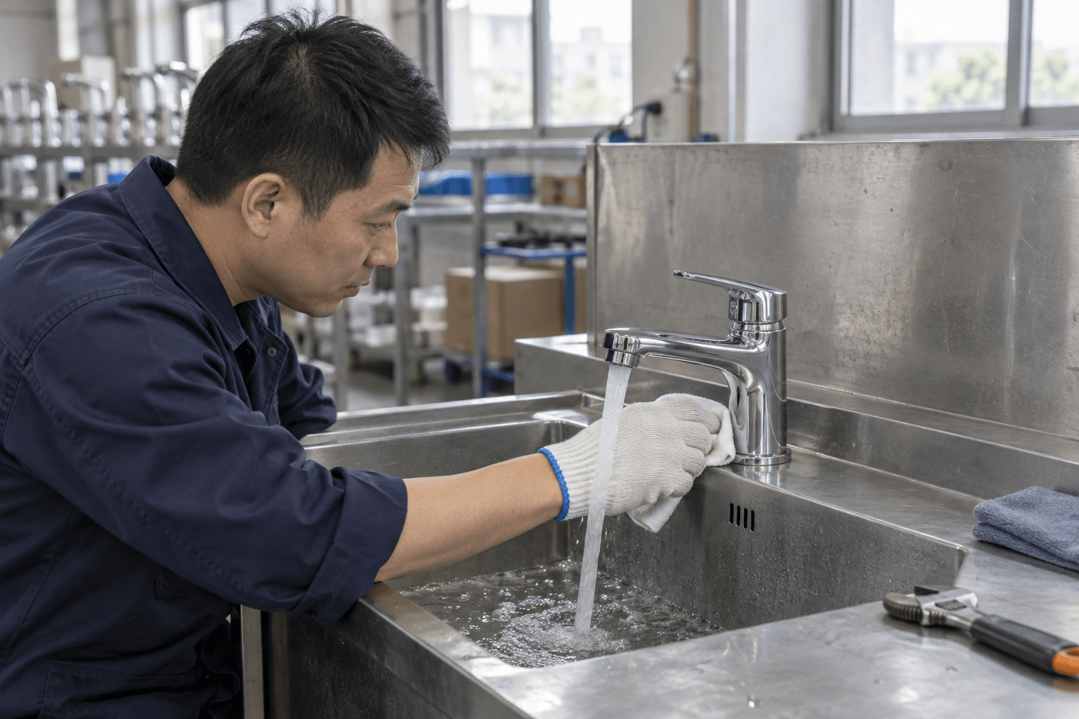 The pilot sample should be checked as a complete, installable product before the listing goes live.