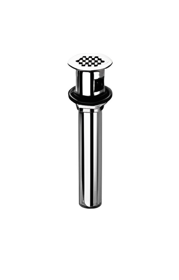 Chrome Plated Brass Drain Outlet Fitting With Perforated Grid