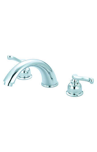 Widespread Deck Mounted Roman Tub Filler